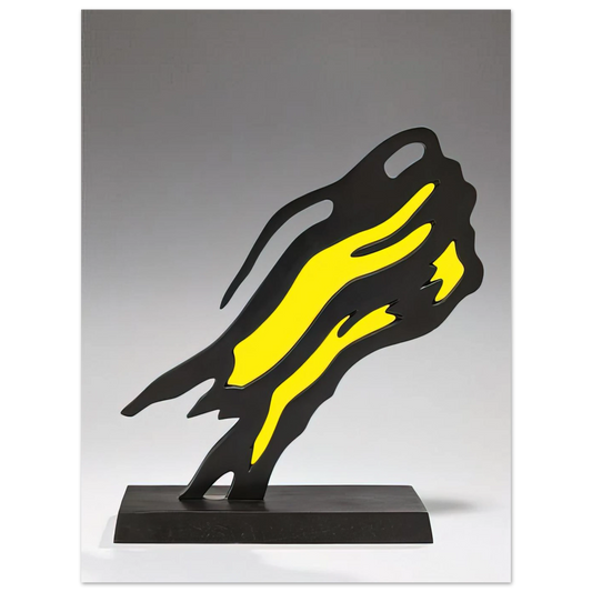 Weisman Award Yellow Brushstroke by Roy Lichtenstein (1991) – art poster, view 2