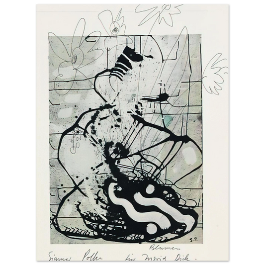 Blumen by Sigmar Polke (1985) – art poster, view 2