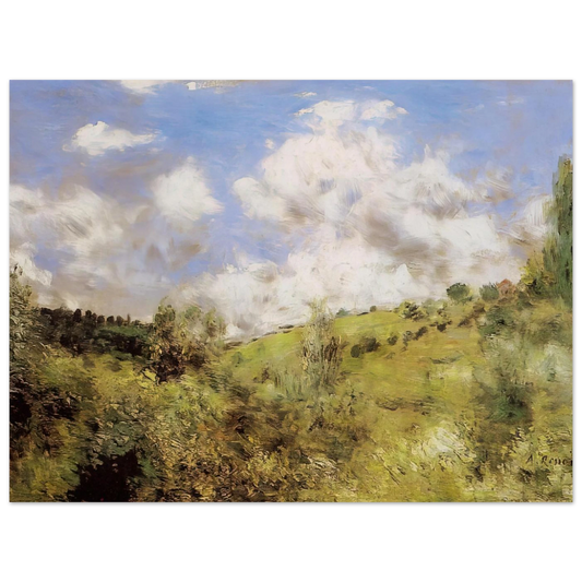 Strong Wind (Gust of Wind) by Pierre-Auguste Renoir – art poster, view 2