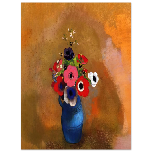 Bouquet Of Anemones by Odilon Redon – art poster, view 2