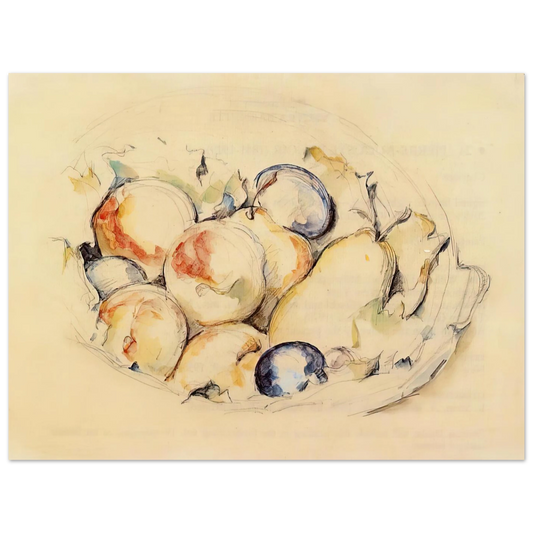 Fruits by Paul Cézanne – art poster