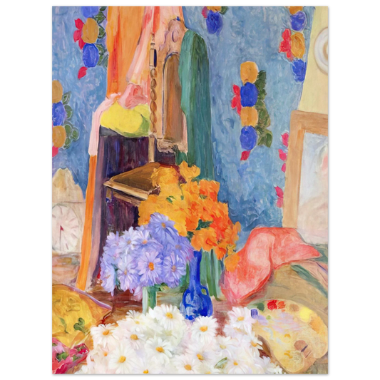 Mario De Andrade's Daisies by Tarsila do Amaral – art poster
