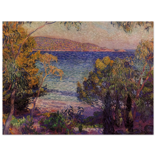 Pines And Eucalyptus At Cavelieri by Theo van Rysselberghe (1905) – art poster