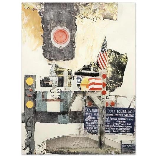 Captiva Coda by Robert Rauschenberg (2002) – art poster