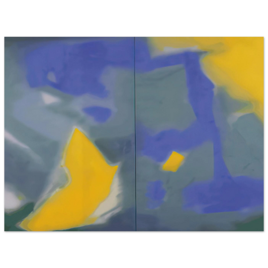 Diptych by Esteban Vicente (1987) – art poster, view 2