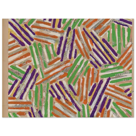 Untitled Ulae S13 by Jasper Johns – art poster, view 2