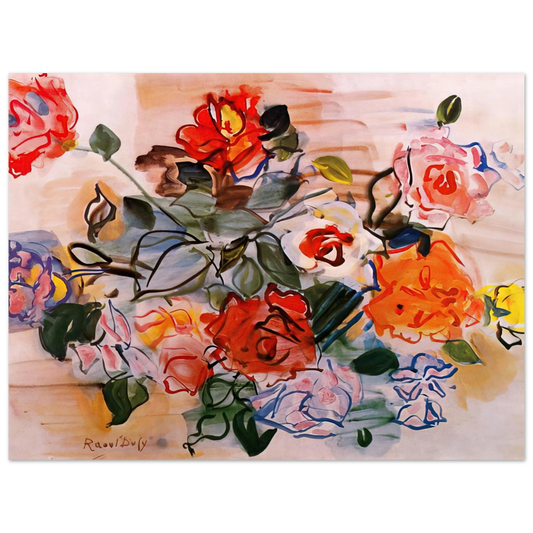 Pink Bunch by Raoul Dufy (1940) – art poster
