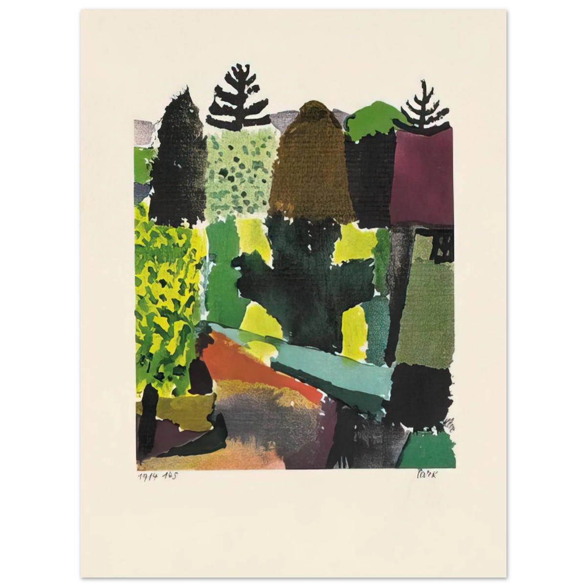 Park by Paul Klee (1920) – art poster, view 2