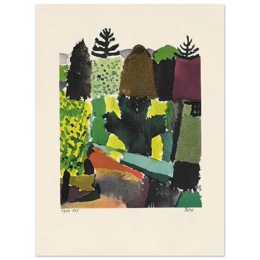 Park by Paul Klee (1920) – art poster, view 2