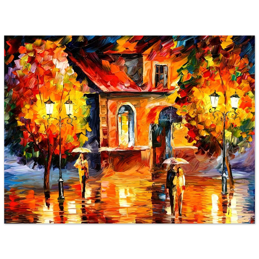 Park Bench by Leonid Afremov – art poster