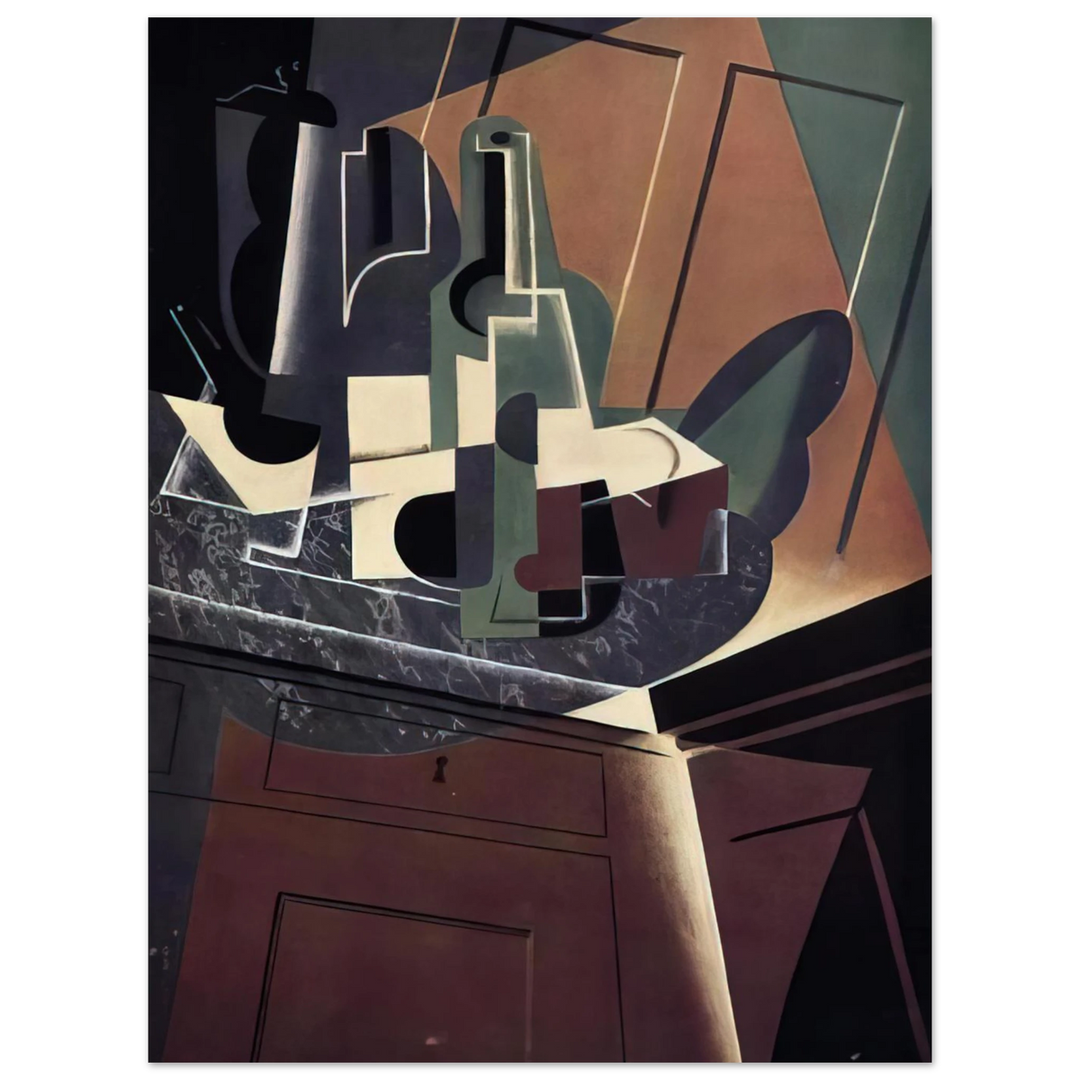 The Sideboard by Juan Gris (1917) – art poster