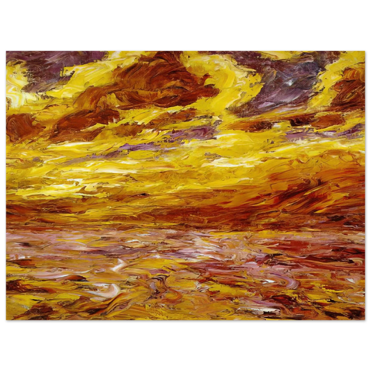 Autumn Sea VII by Emil Nolde – art poster, view 2