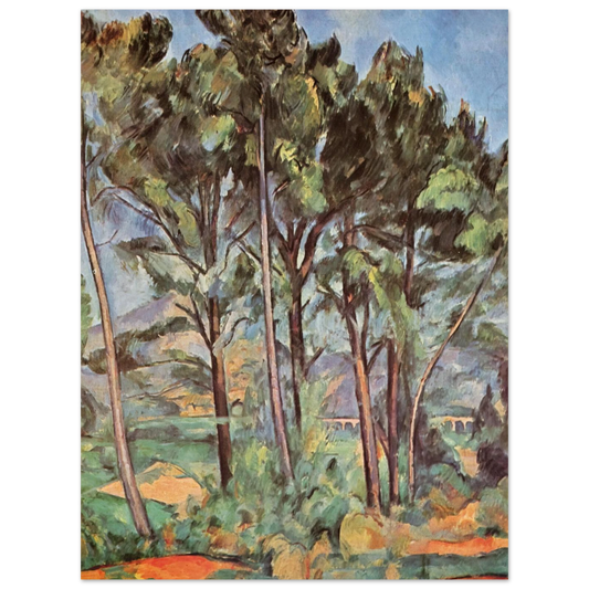 Pine And Aqueduct by Paul Cézanne – art poster, view 2