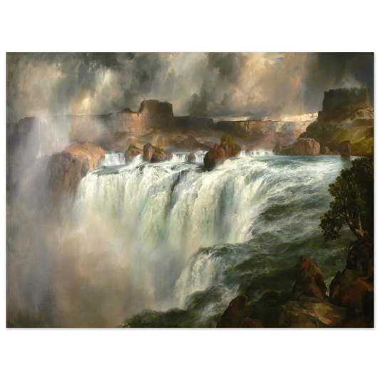 Shoshone Falls On The Snake River by Thomas Moran – art poster