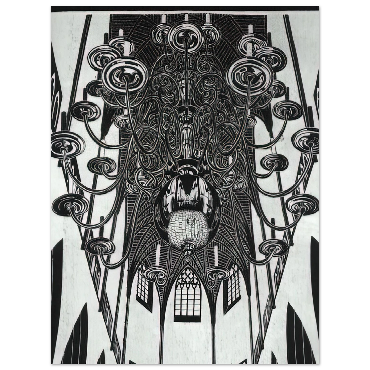 Untitled Print No. 2 by M.C. Escher – art poster