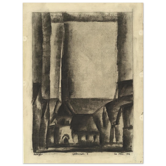 Gelmeroda V by Lyonel Feininger (1916) – art poster
