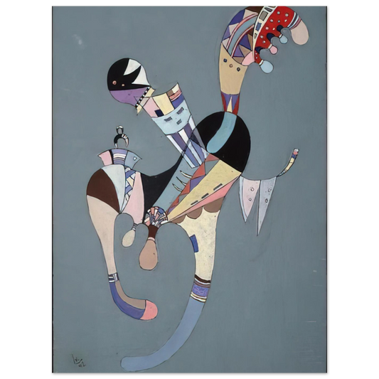 A Floating Figure by Wassily Kandinsky (1942) – art poster