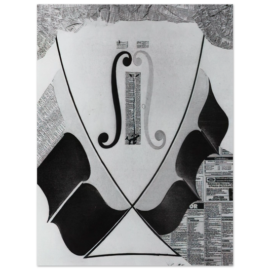 Untitled Head Of A Spanish Nobleman Fashioned By The Catastrophe Model From A Swallow's Tail by Salvador Dali – art poster, view 2