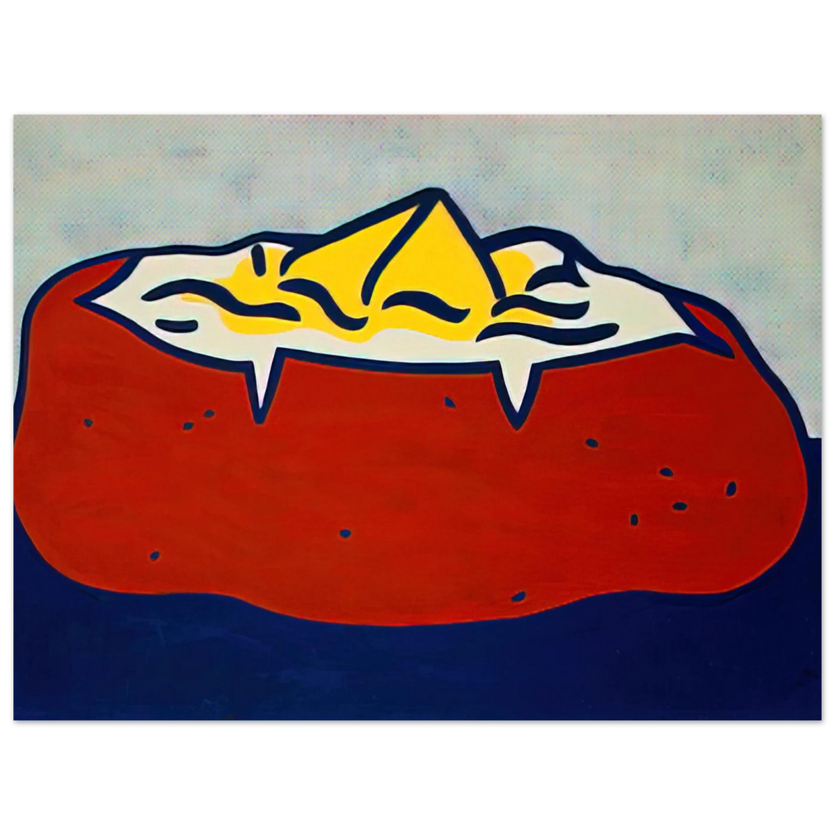 Baked Potato by Roy Lichtenstein (1962) – art poster, view 2