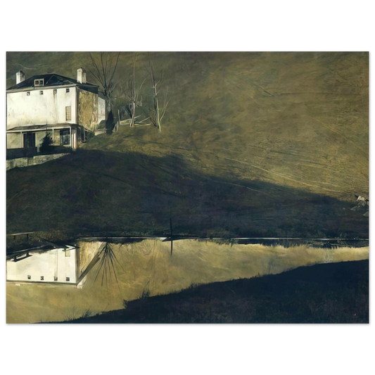 Brown Swiss by Andrew Wyeth – art poster