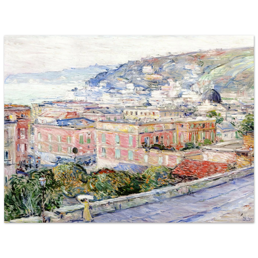 Naples by Childe Hassam – art poster, view 2