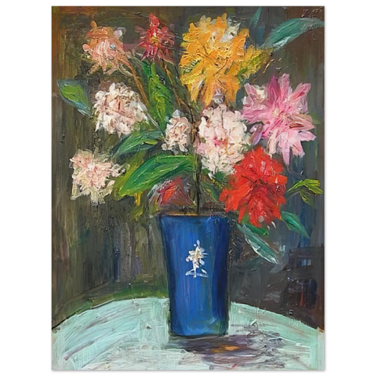 Vase With Flowers 1 by Maurice Utrillo – art poster
