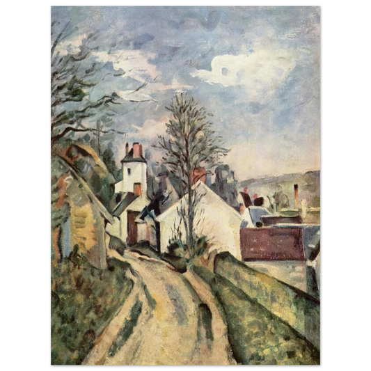 The House Of Dr. Gachet In Auvers by Paul Cézanne – art poster