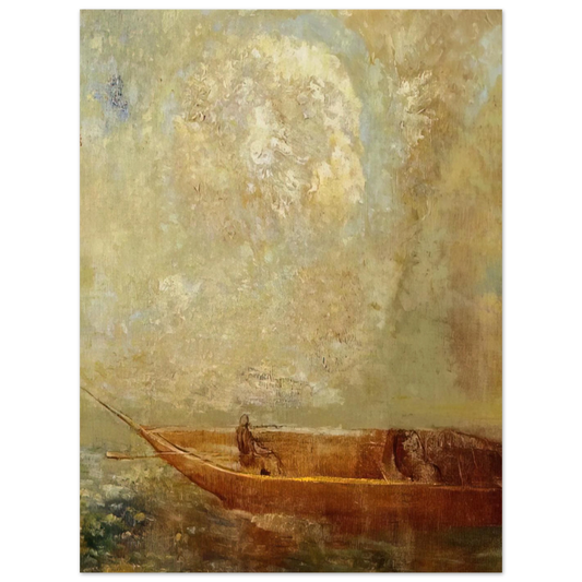 A Boat by Odilon Redon – art poster