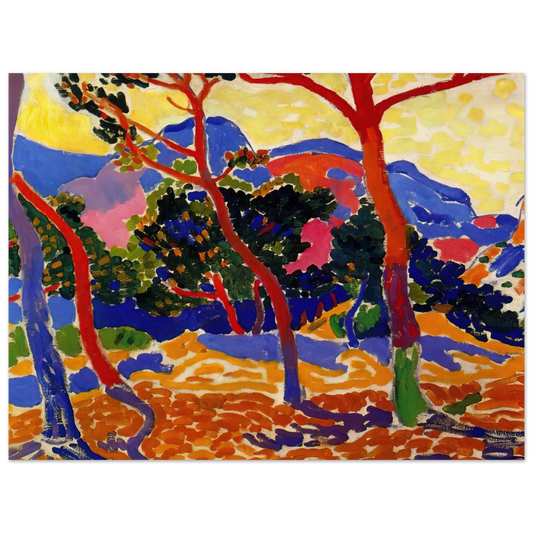 The Trees by Andre Derain – art poster, view 2