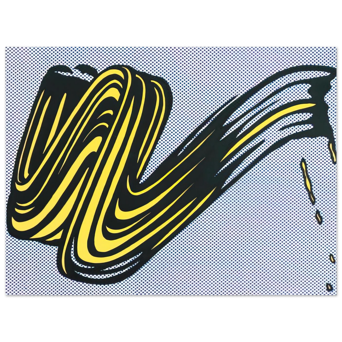 Brushstroke 0 by Roy Lichtenstein (1965) – art poster, view 2