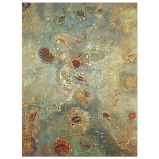 Underwater Vision by Odilon Redon (1910) – art poster