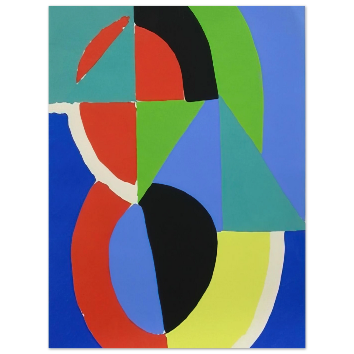 Composition 2 by Sonia Delaunay – art poster