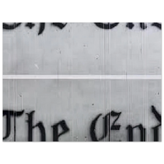 The End by Edward Ruscha (1991) – art poster, view 2
