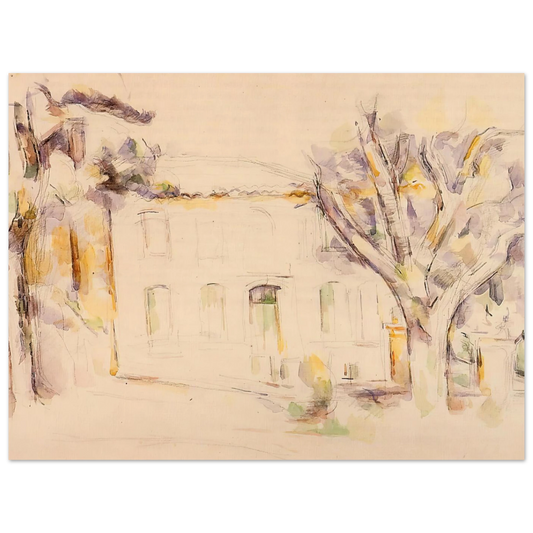 House In Provence by Paul Cézanne – art poster
