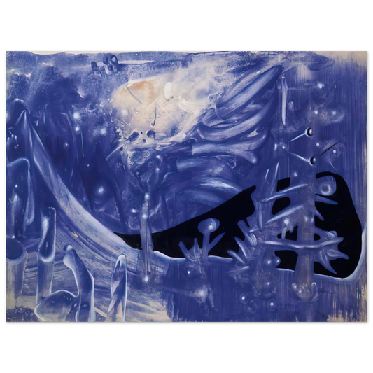 Blue Composition by Roberto Matta (1937) – art poster