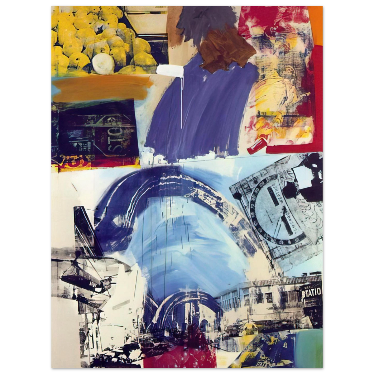 Harbor by Robert Rauschenberg – art poster, view 2