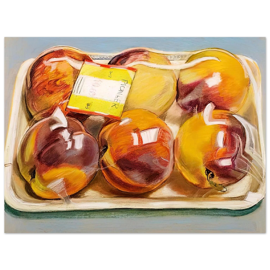 Peaches by Janet Fish (1971) – art poster