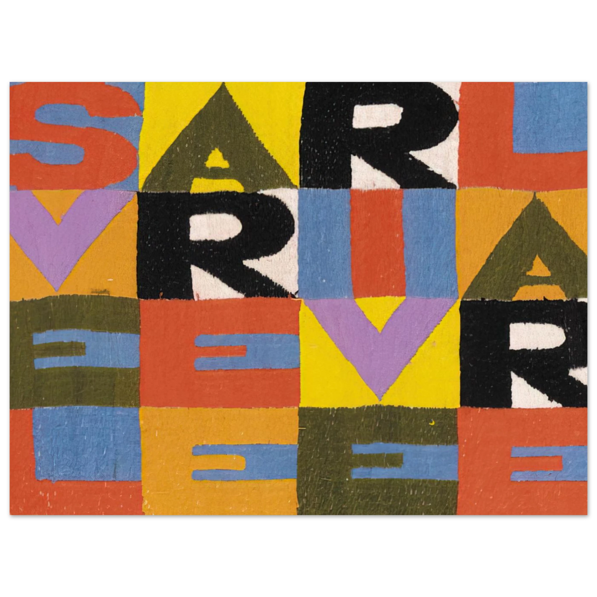 Svelare E Rivelare by Alighiero Boetti – art poster, view 2