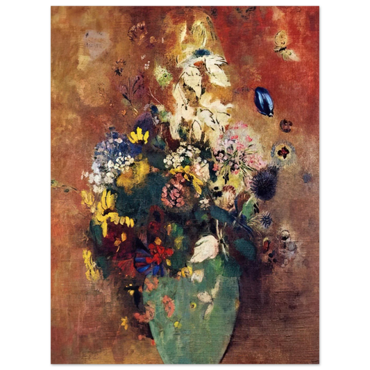 Green Vase by Odilon Redon – art poster, view 2