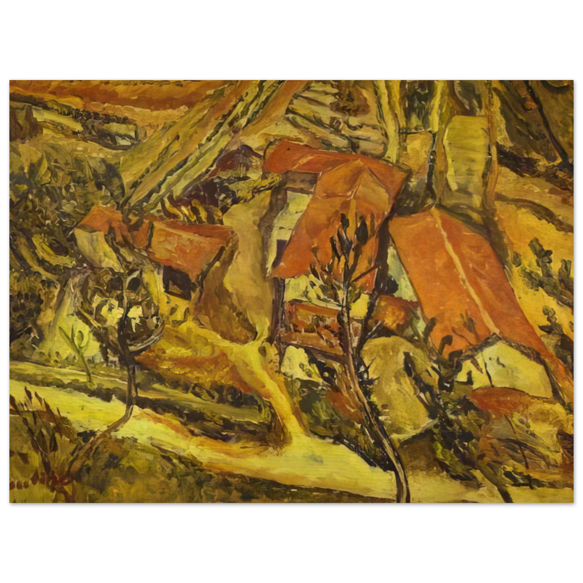 Landscape by Chaim Soutine – art poster