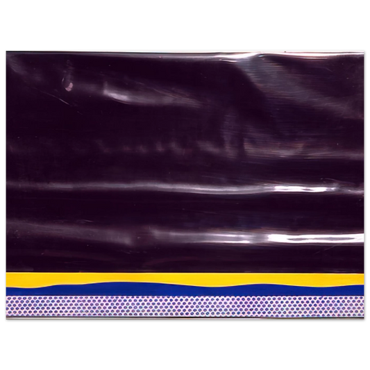 Yellow Landscape by Roy Lichtenstein (1965) – art poster