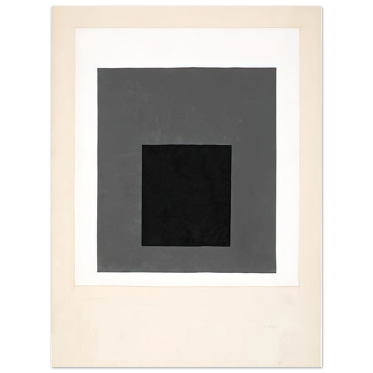 Study For A Homage To The Square by Josef Albers (1949) – art poster