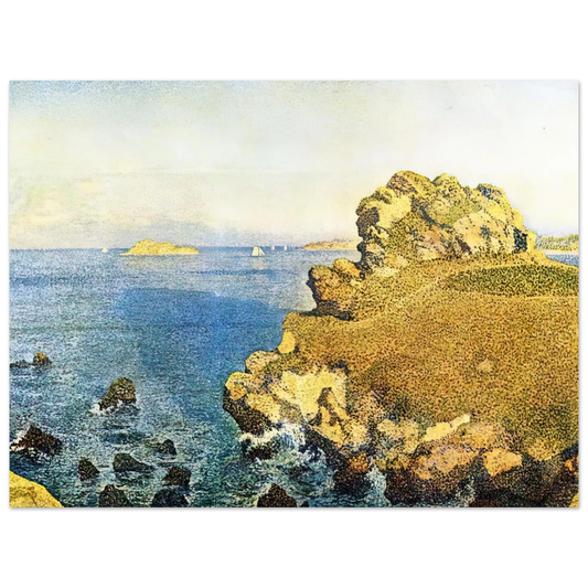 The Pointe De Per Kiridec At Roscoff by Theo van Rysselberghe – art poster, view 2
