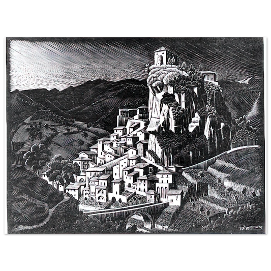 Palizzi Calabria October by M.C. Escher (1930) – art poster