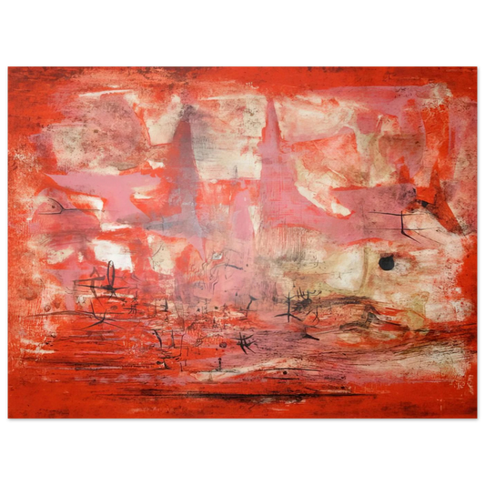 Embrasement by Zao Wou-Ki (1954) – art poster, view 2