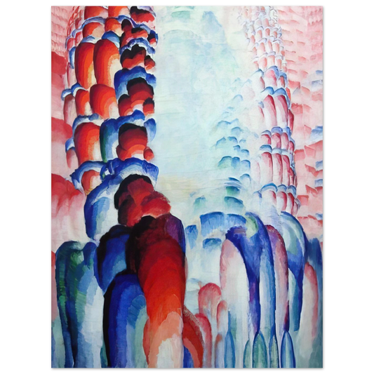 Hindu Motif, Or Graduated Red by Frantisek Kupka – art poster