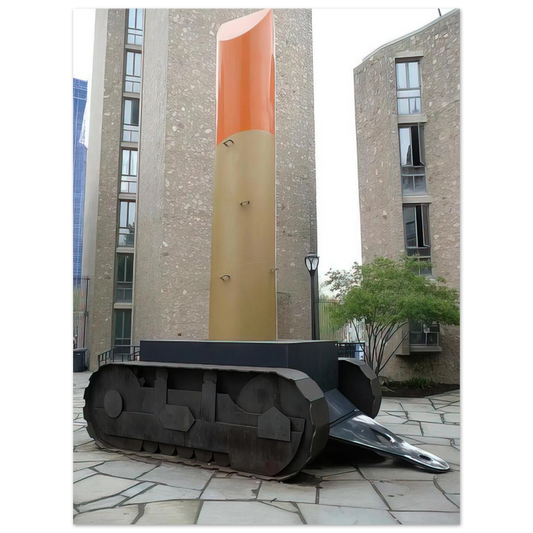 Lipstick Ascending On Caterpillar Tracks by Claes Oldenburg (1969) – art poster