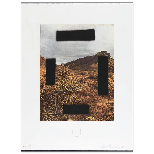 Noose Around Your Neck Country Cityscapes Series by Edward Ruscha (2001) – art poster