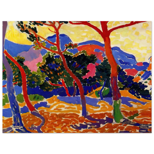 The Trees by Andre Derain – art poster