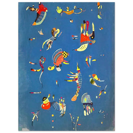 Sky Blue by Wassily Kandinsky (1940) – art poster